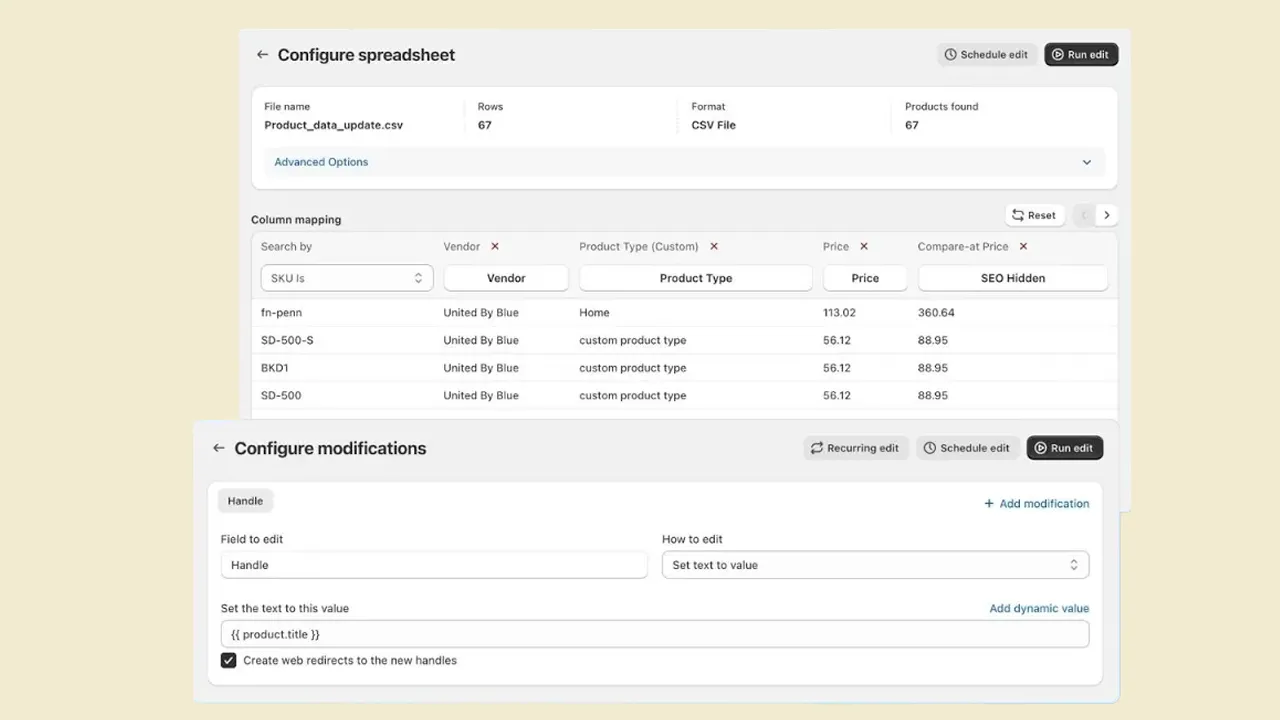 Ablestar Bulk Product Editor App