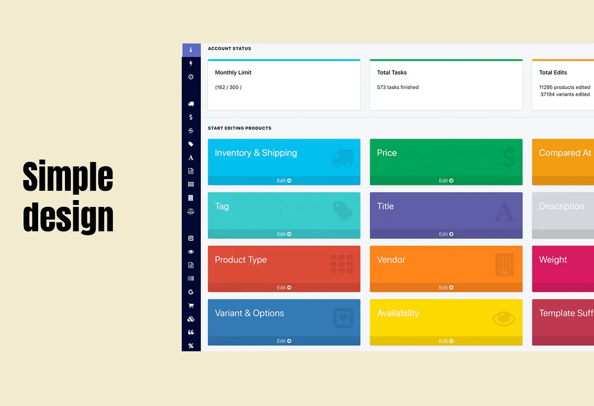 Hextom Bulk Product Edit for Shopify