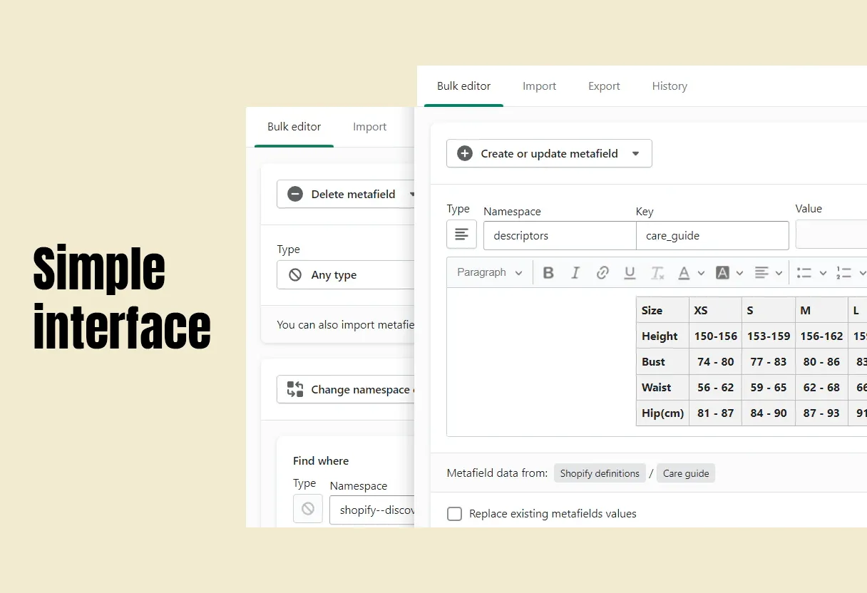 Metafields Guru bulk editor