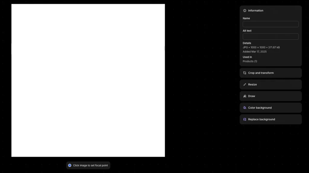 How to add alt text to Shopify images