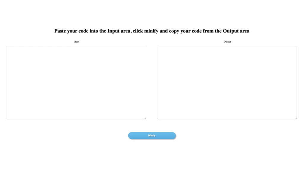 Script Minifier